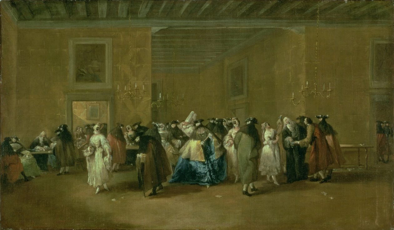 La Sala Grande del Ridotto, Palazzo Dandolo, San Moise - Fitzwilliam Museum, Cambridge